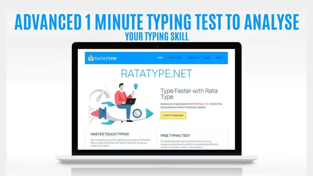 Advanced 1 Minute Typing Test to Analyse Your Typing Skill