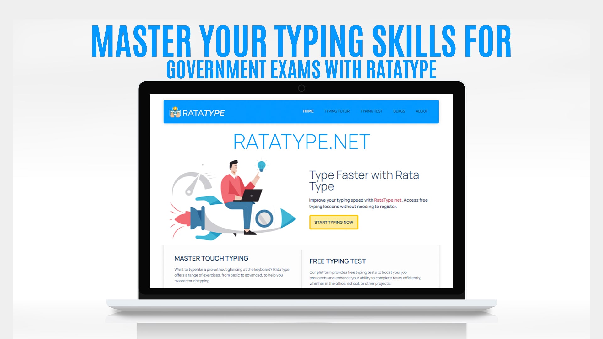 Master Your Typing Skills for Government Exams with RataType