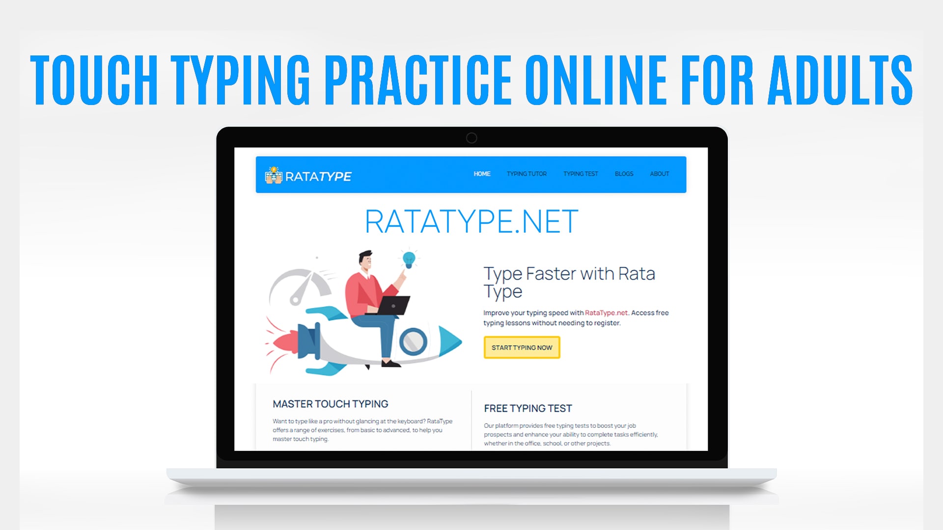 Touch typing practice online for adults
