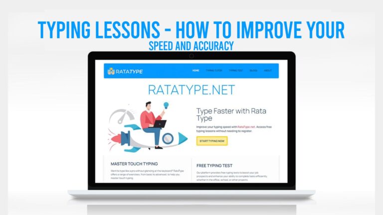 Typing Lessons - How to Improve Your Speed And Accuracy
