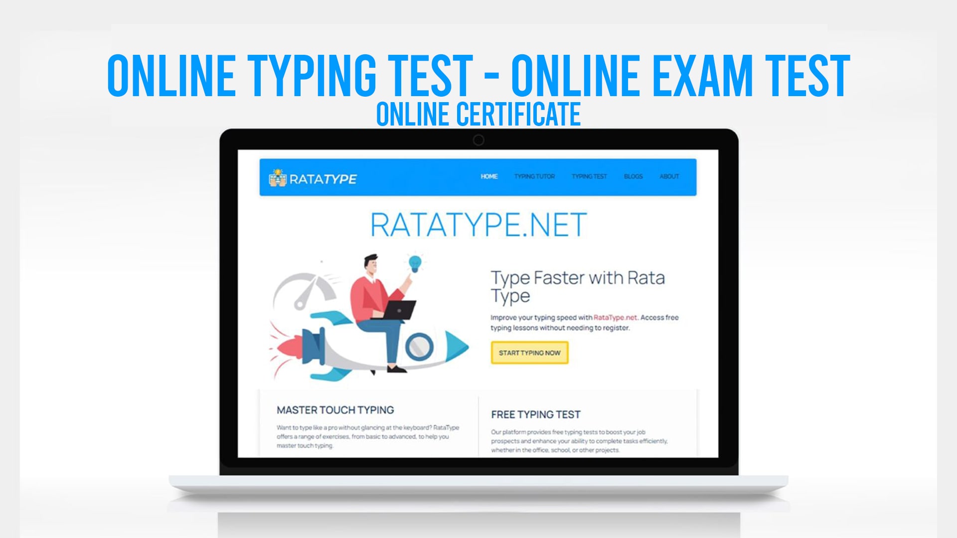 Online Typing Test - Online Exam Test - Online Certificate