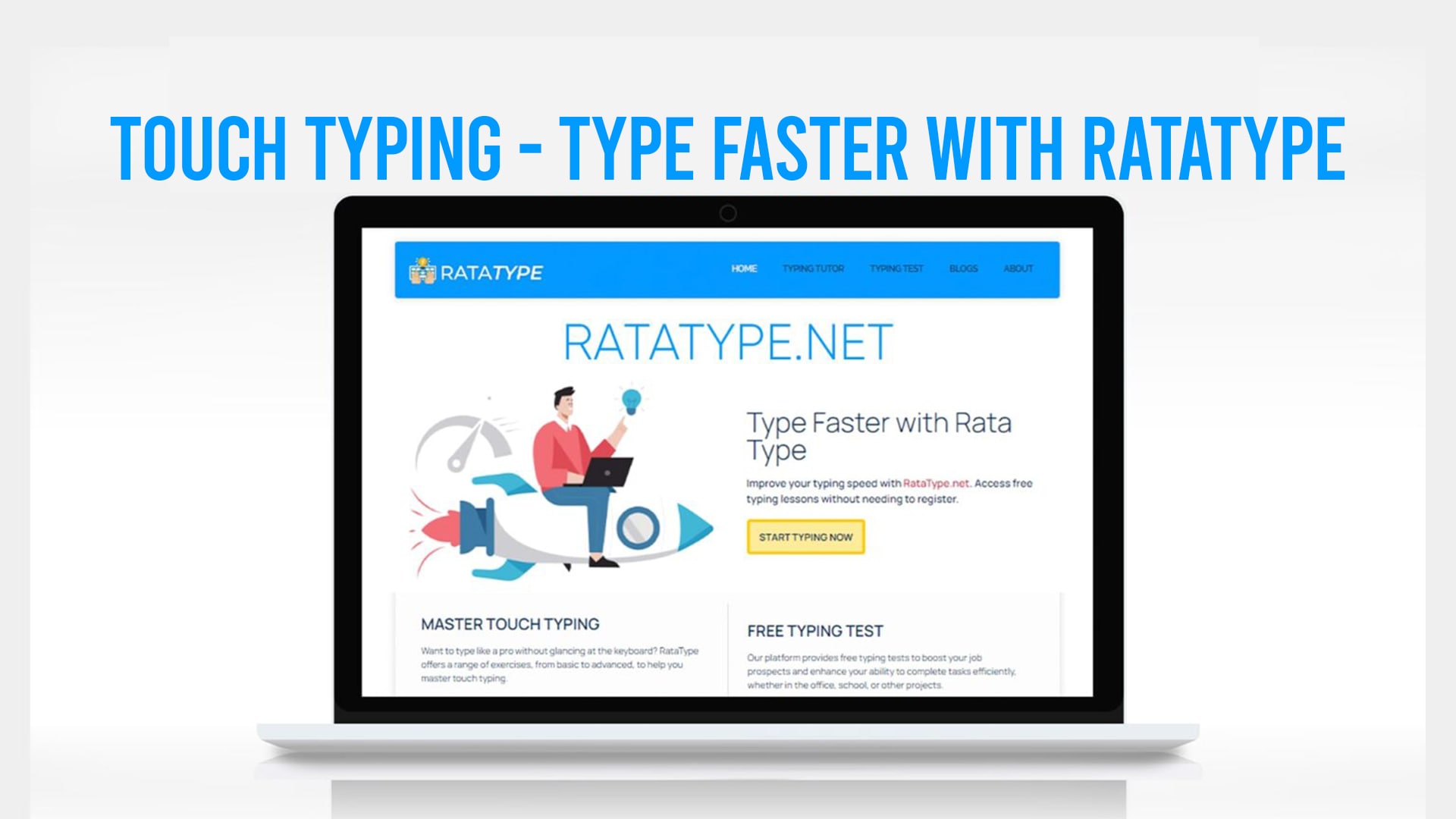 Touch Typing - Type Faster with Ratatype