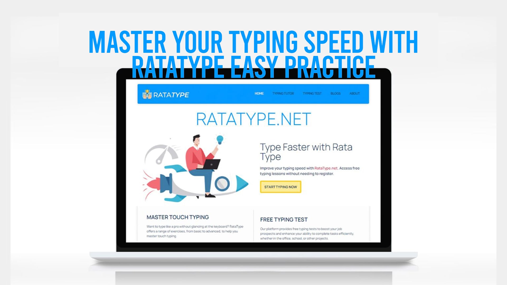 Master your Typing Speed with Ratatype Easy Practice