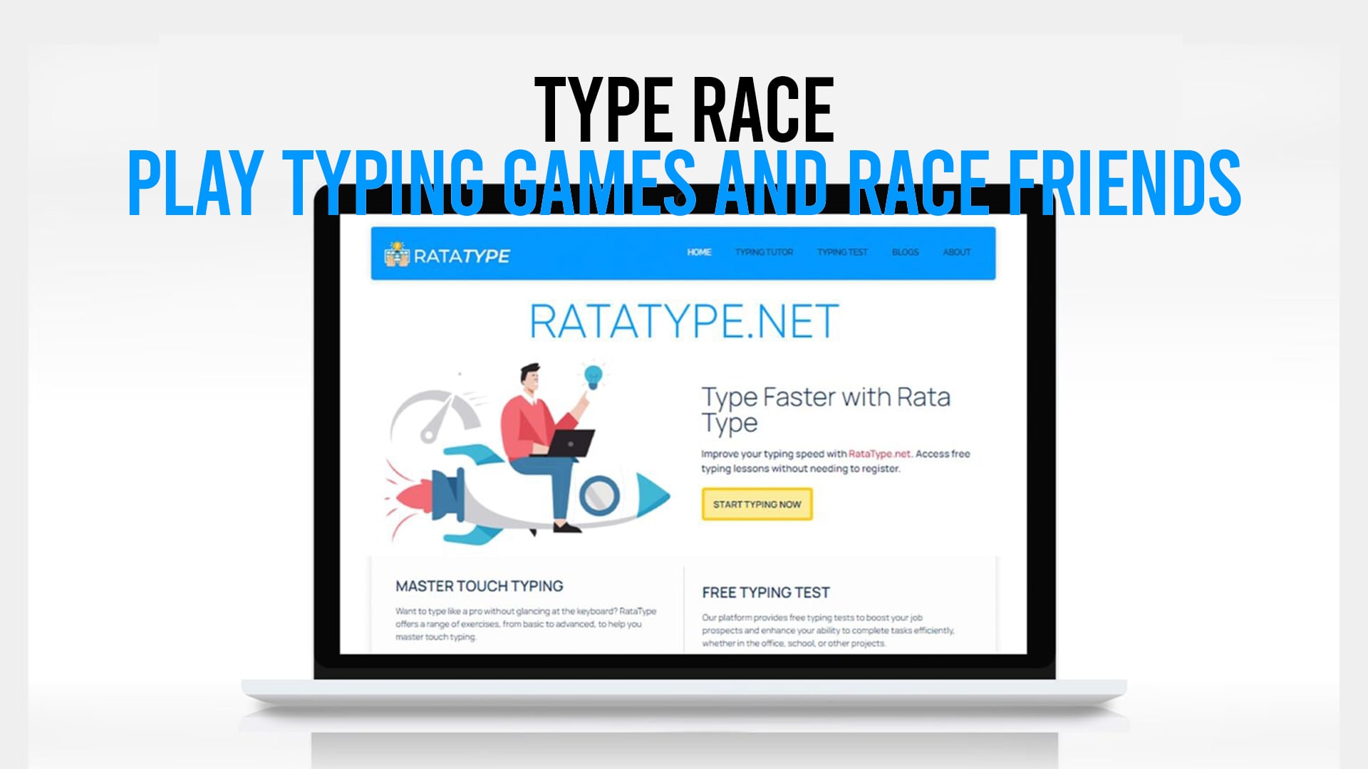 Type Race - Play Typing Games and Race Friends