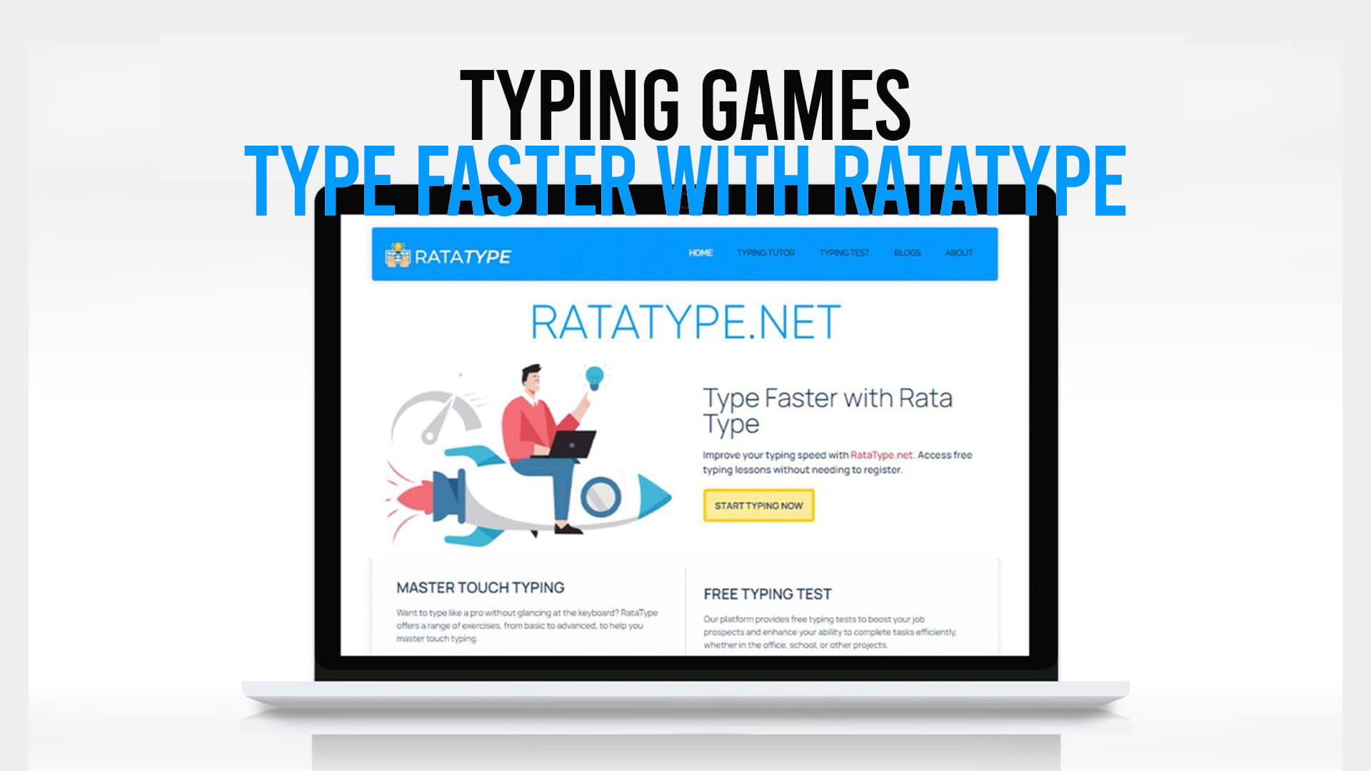 Typing Games - Type Faster with Ratatype