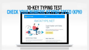 10-Key Typing Test — Check Your Numeric Keypad Speed (KPH)