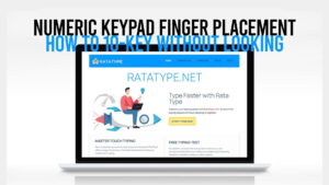Numeric Keypad Finger Placement How to 10-Key Without Looking
