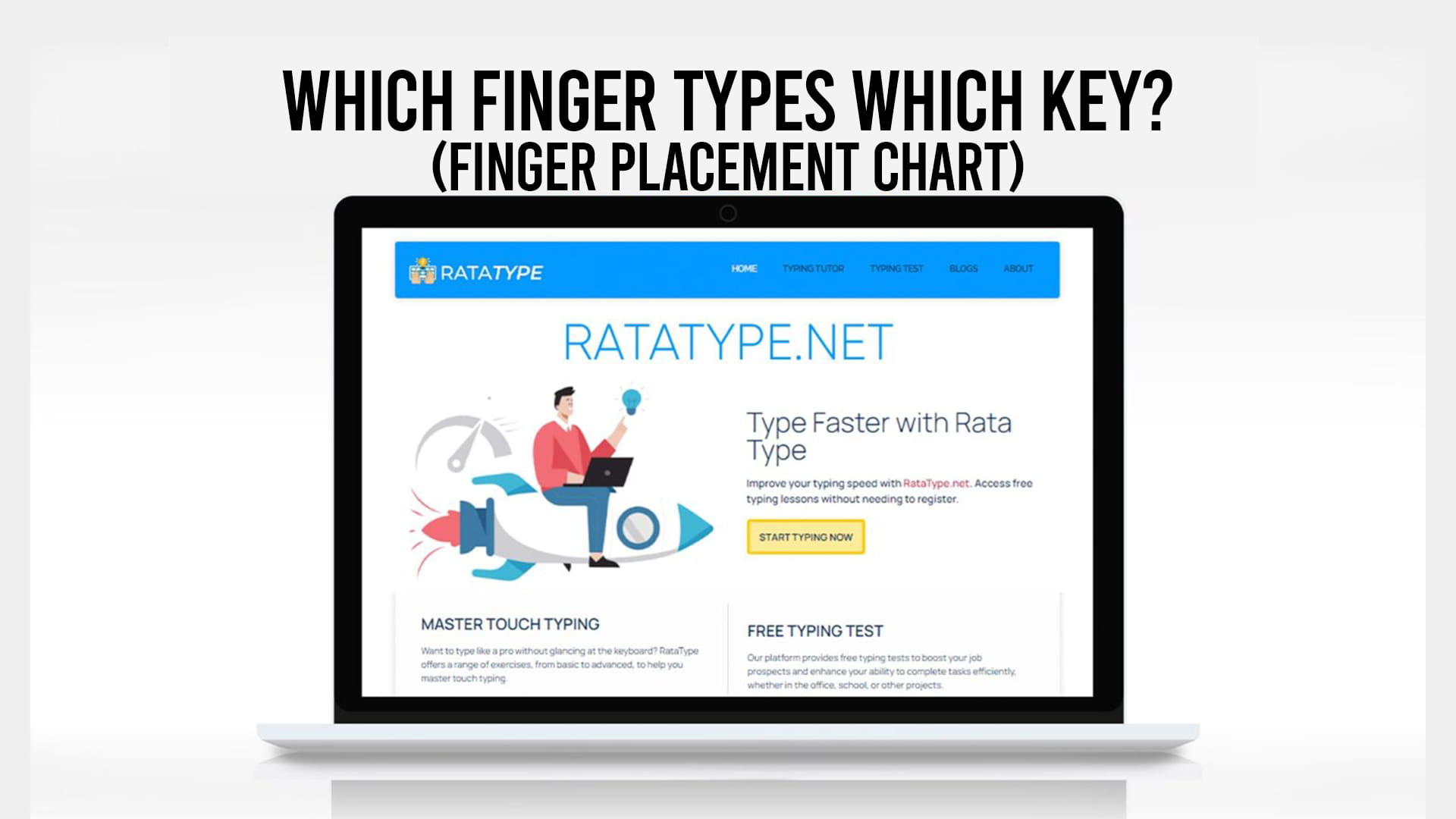 Which Finger Types Which Key? (Finger Placement Chart)