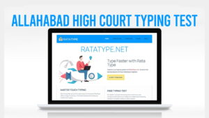 Allahabad High Court Typing Test