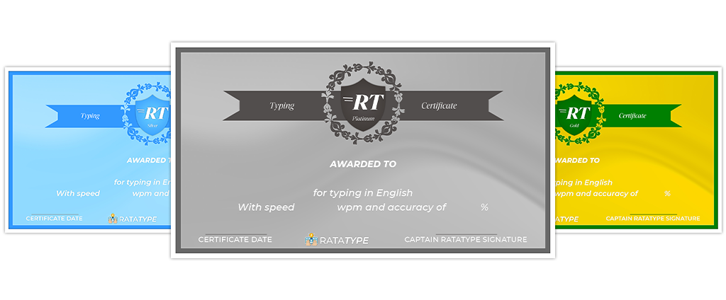 RataType Certificates