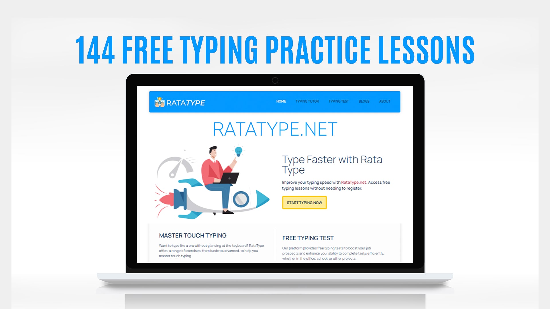 144 Free Typing Practice Lessons