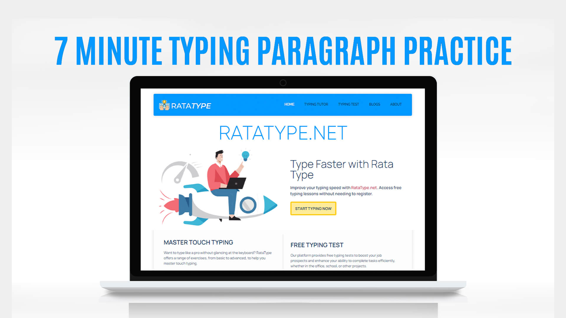 7 Minute typing Paragraph Practice