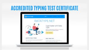 Accredited Typing Test Certificate