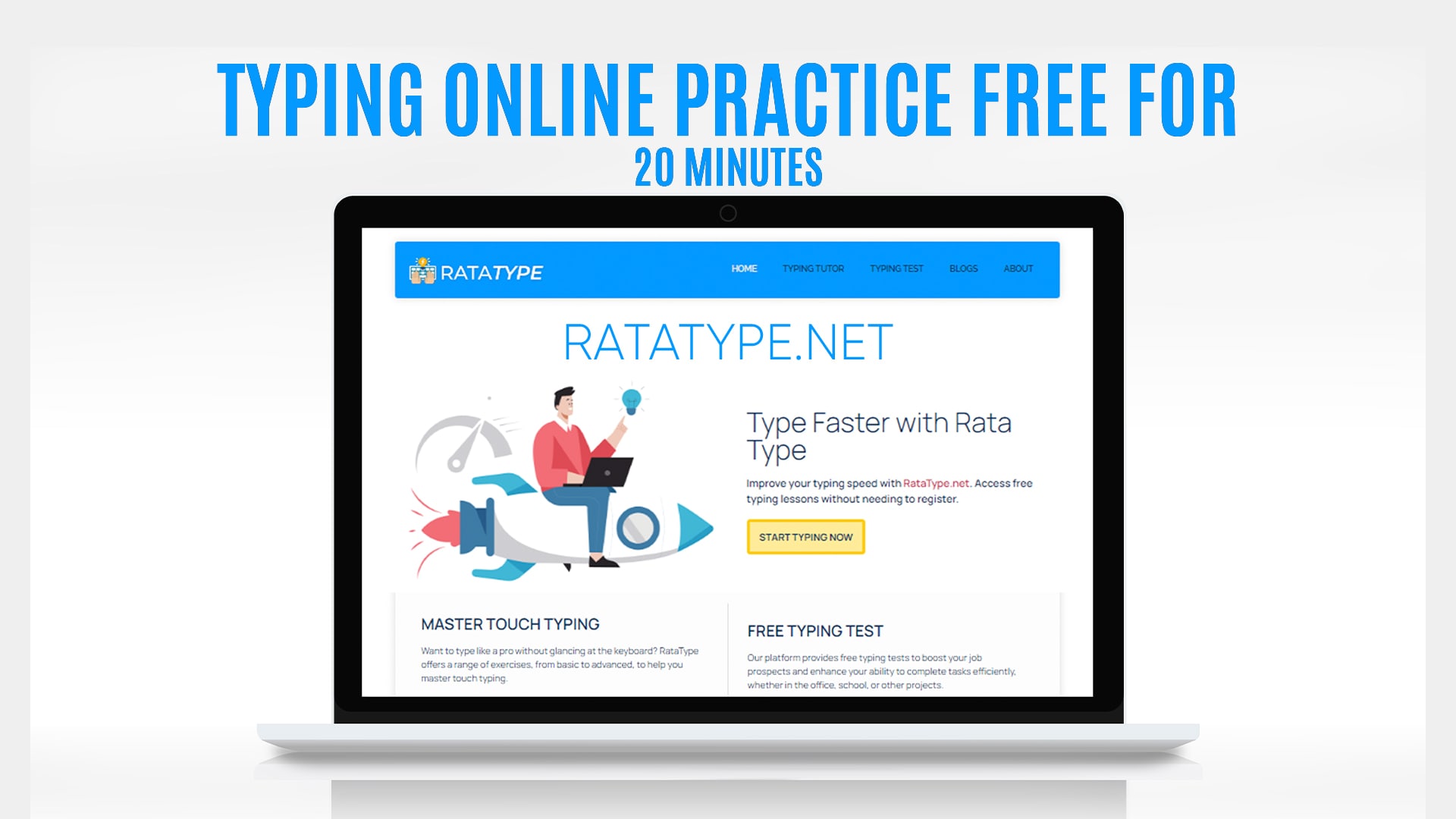 Typing Online Practice Free for 20 Minutes