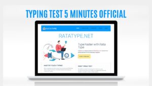 Typing Test 5 Minutes Official