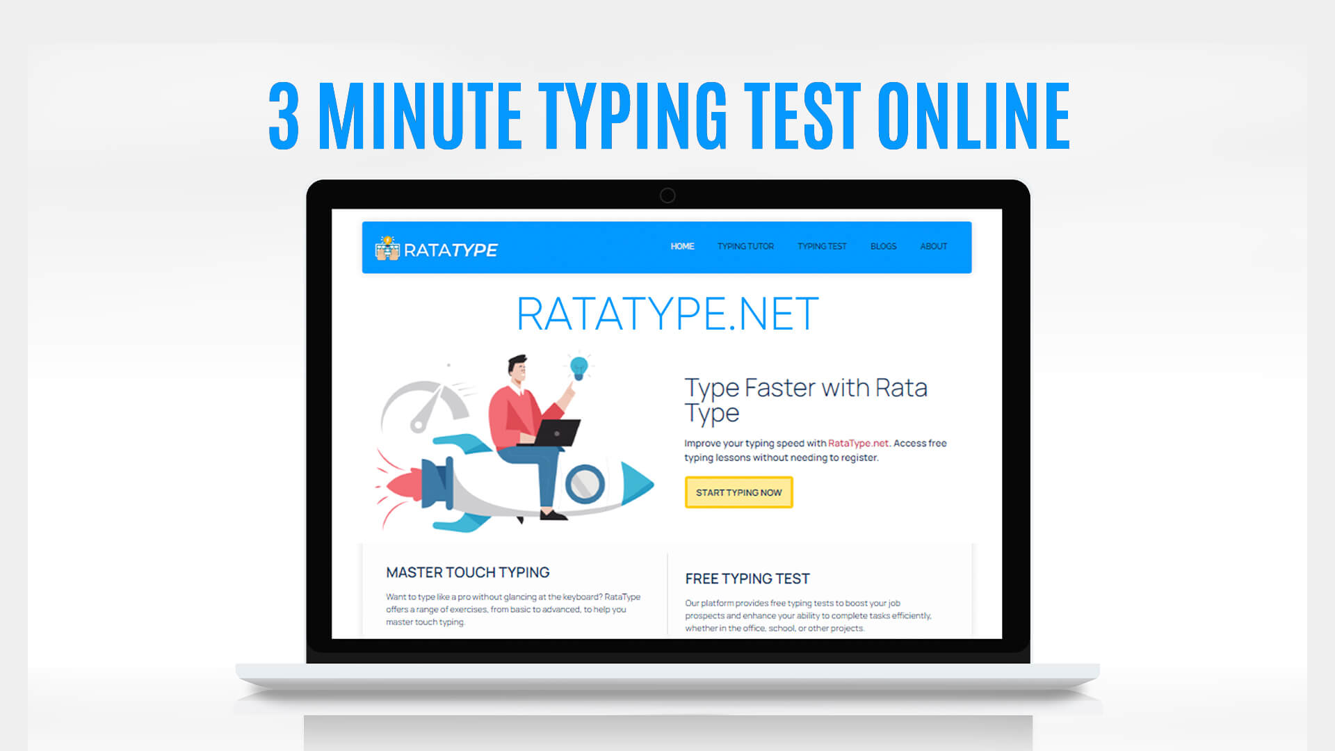 3 Minute Typing Test Online