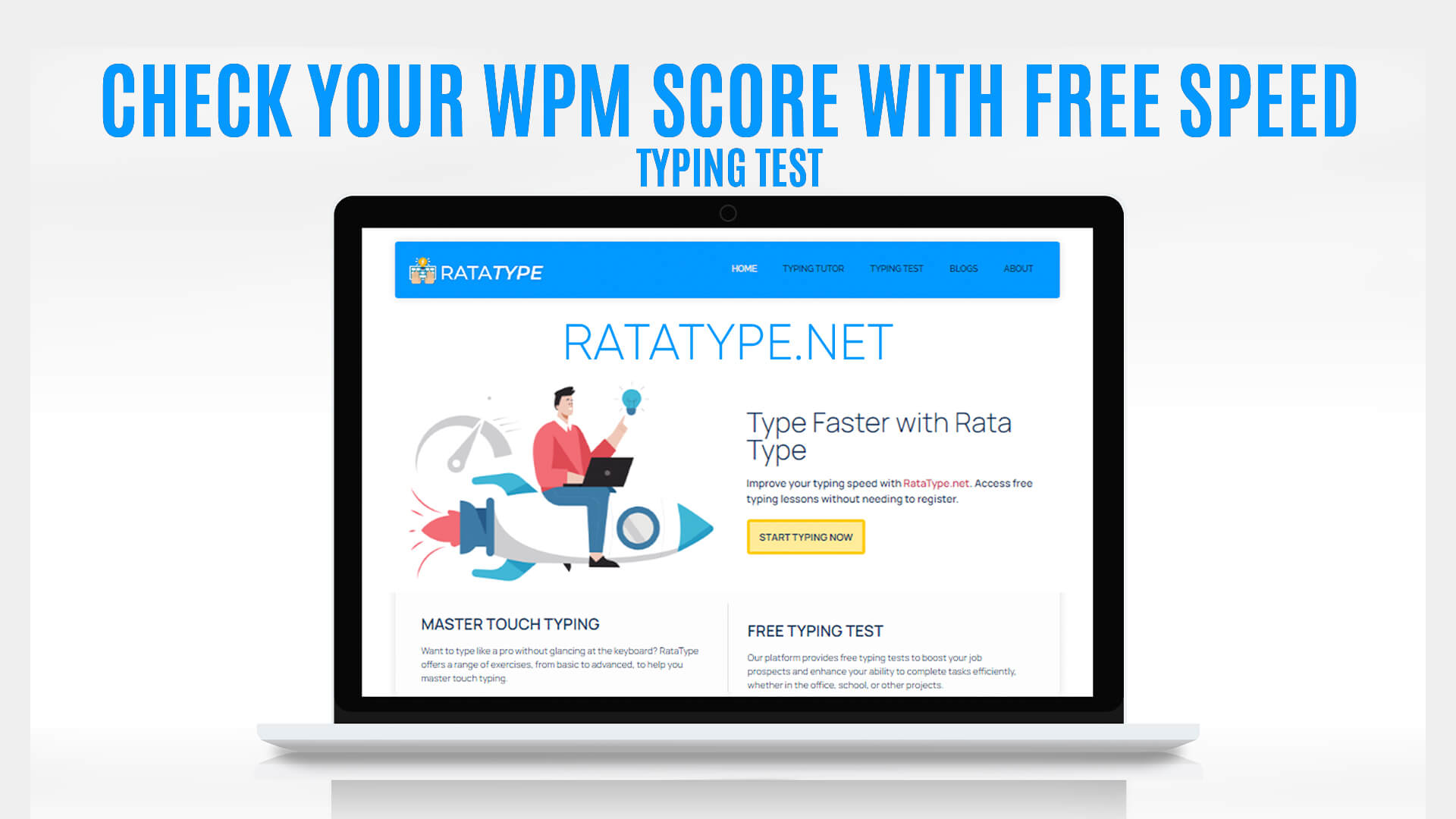 Check Your WPM Score With Free Speed Typing Test