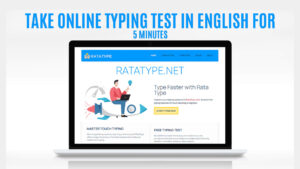 Take Online Typing Test in English for 5 Minutes