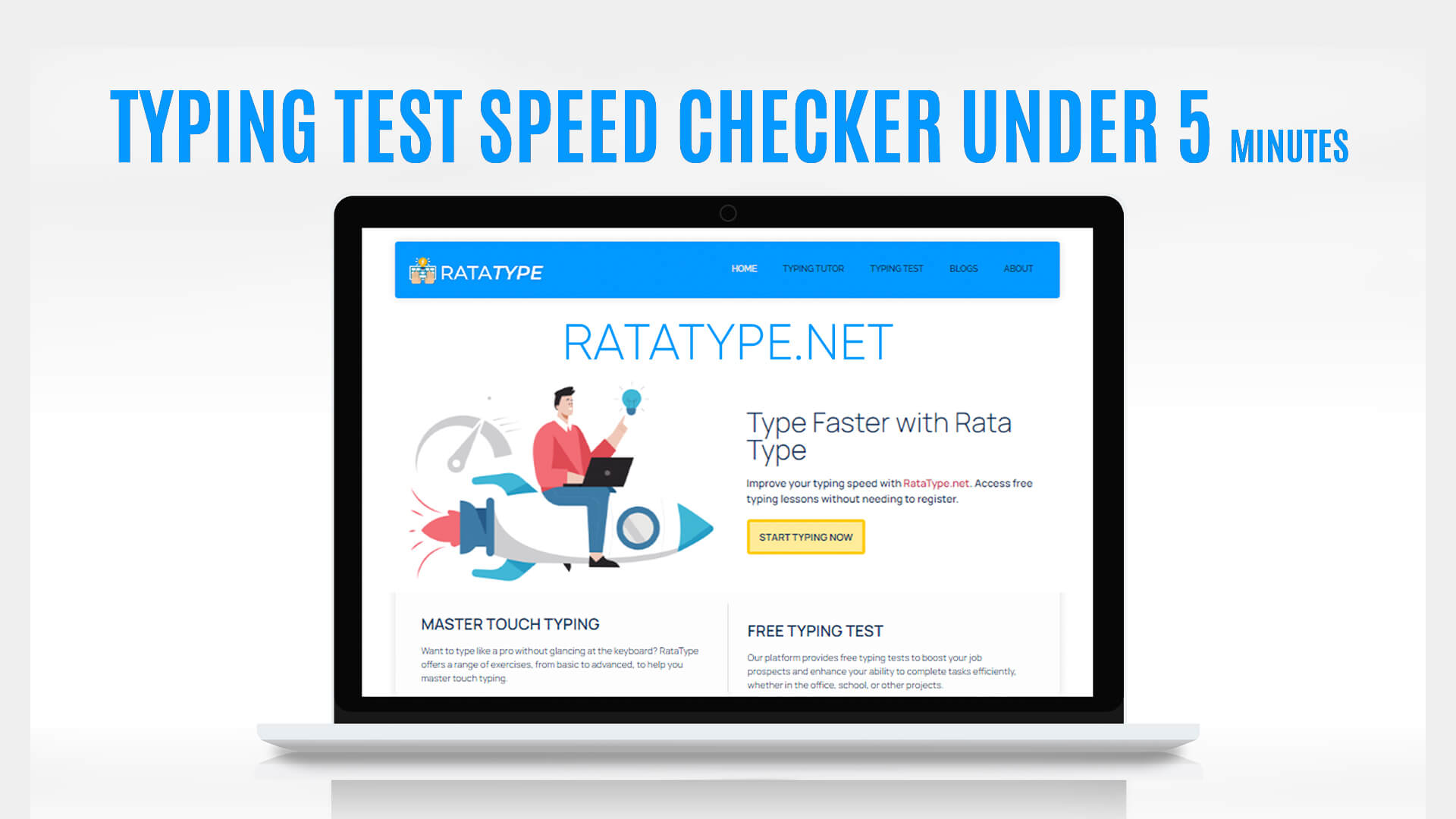 Typing Test Speed Checker Under 5 Minutes