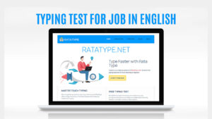 Typing Test for Job in English