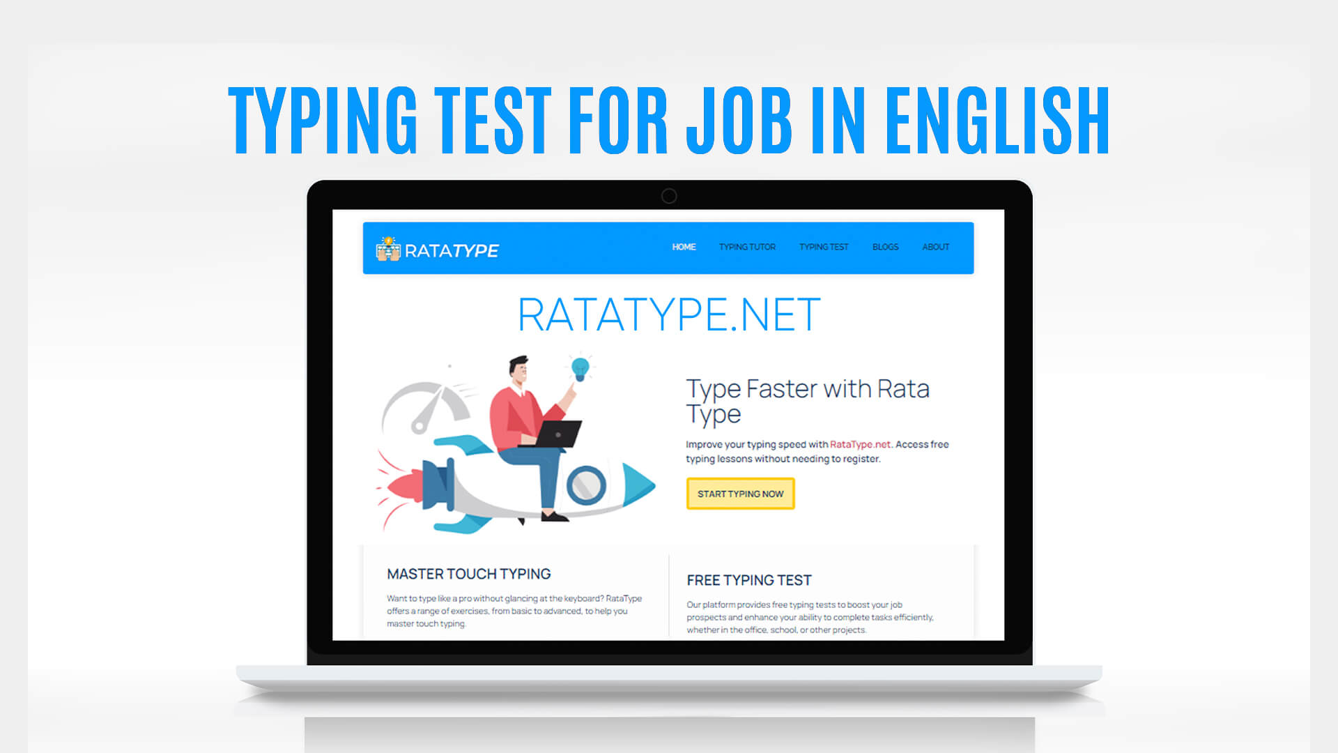 Typing Test for Job in English