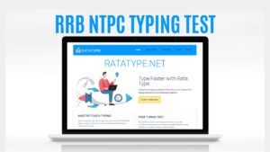 RRB NTPC Typing Test