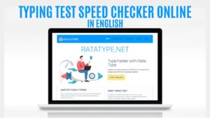 Typing Test Speed Checker Online in English