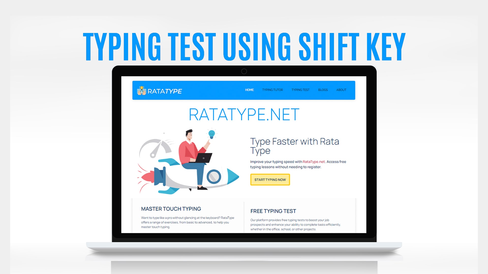 Typing Test Using Shift Key