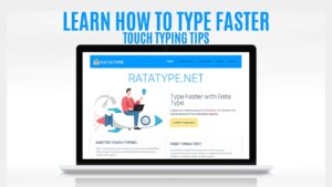 Learn how to type faster - Touch typing tips