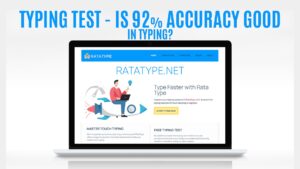 Typing test - Is 92% accuracy good in typing?