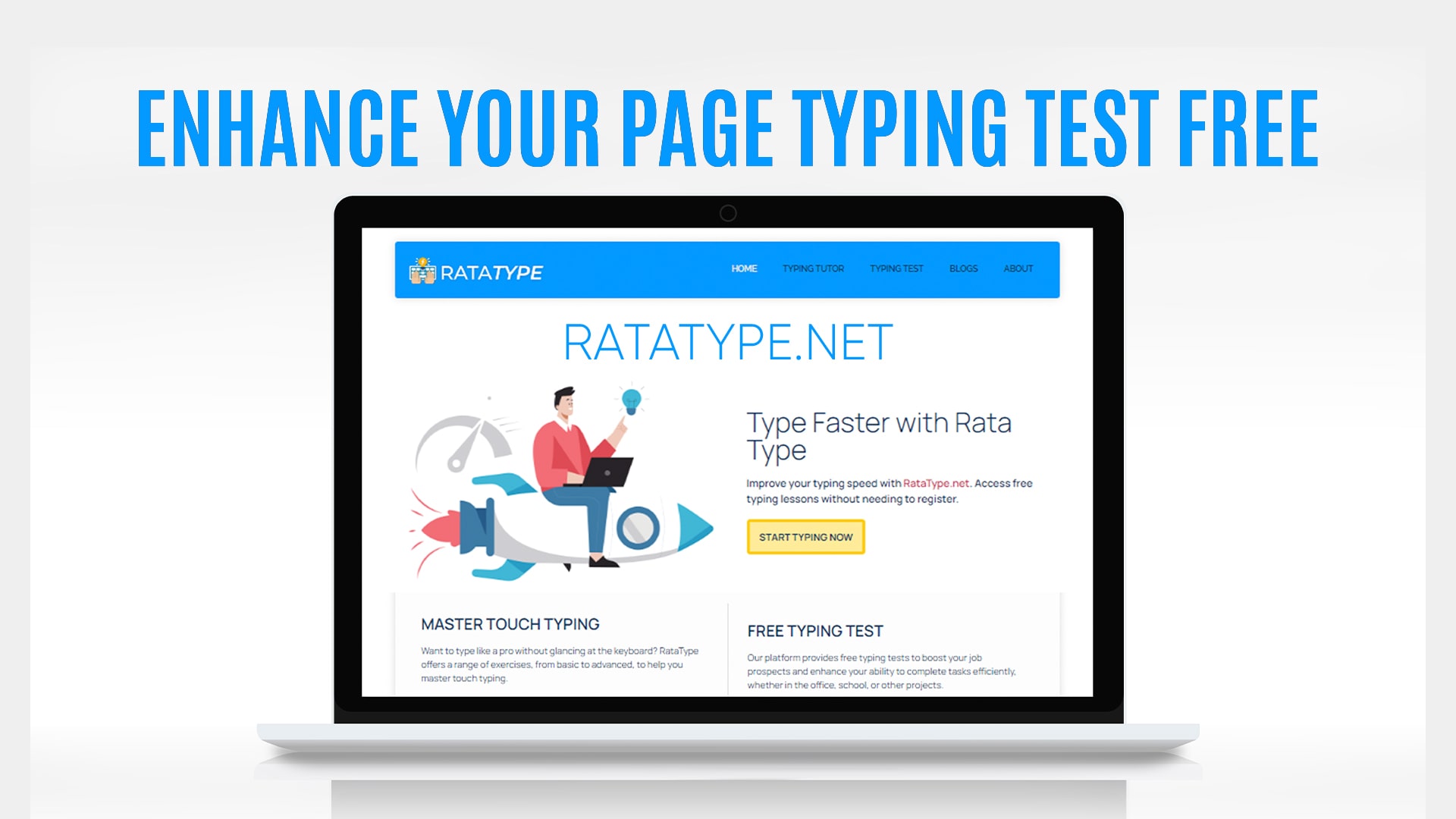 Enhance your page typing test free