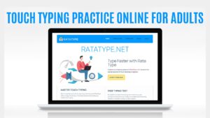 Touch typing practice online for adults
