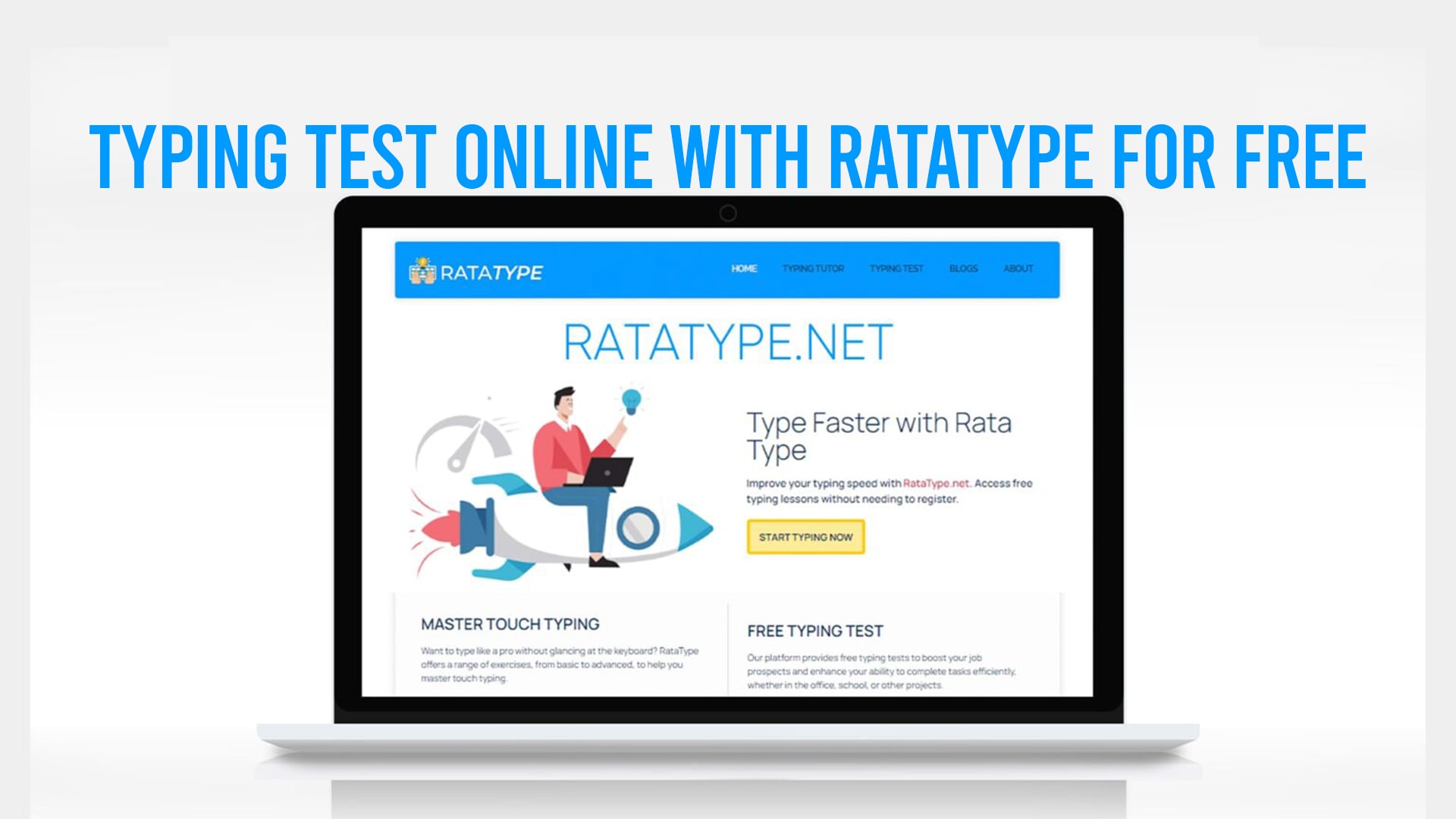 Typing Test Online with Ratatype for Free