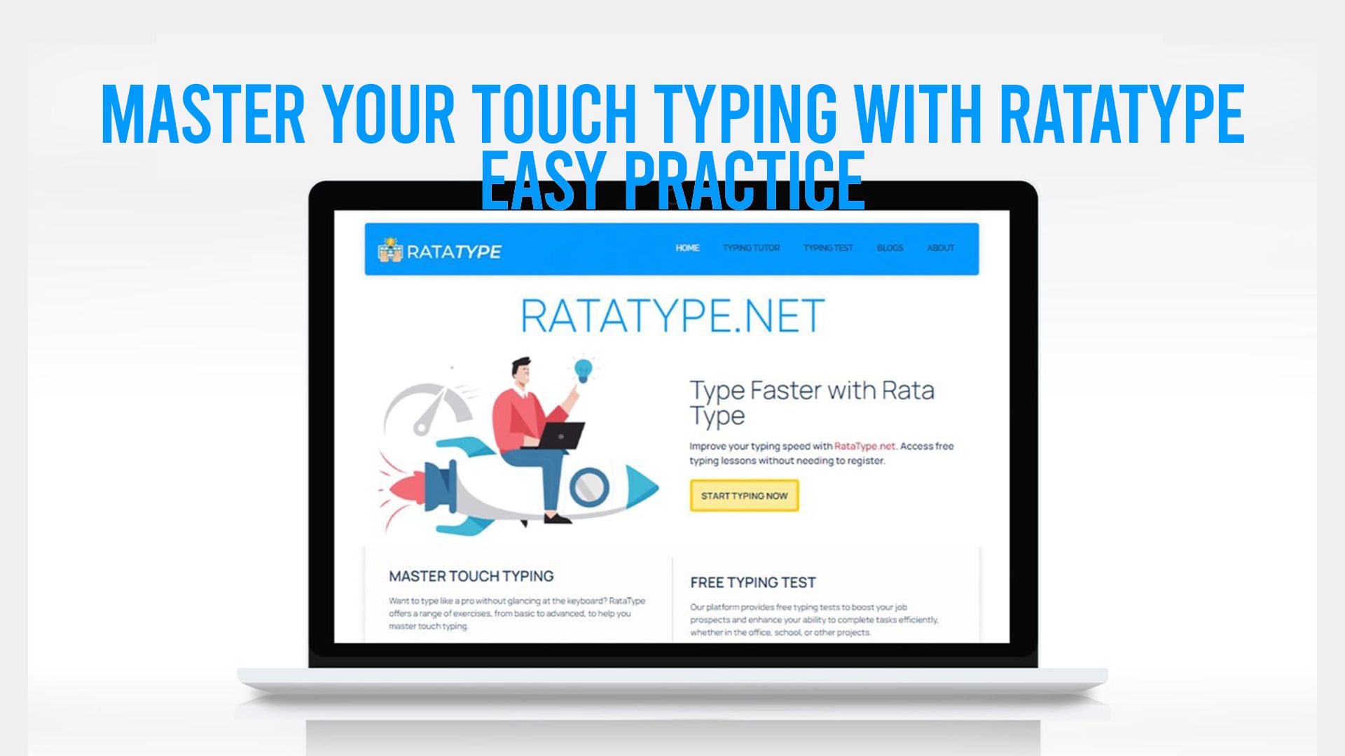Master your Touch Typing with Ratatype Easy Practice