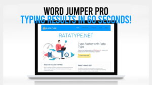 Word Jumper Pro – Typing Results in 60 seconds!